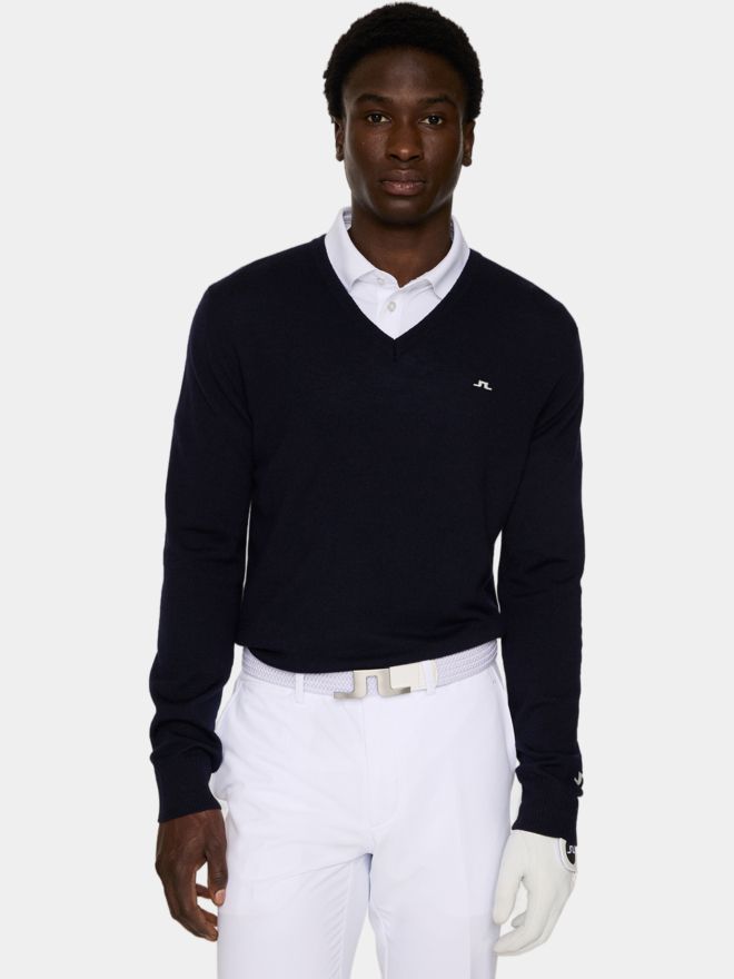 J.Lindeberg Lymann Knitted Sweater Pullover navy