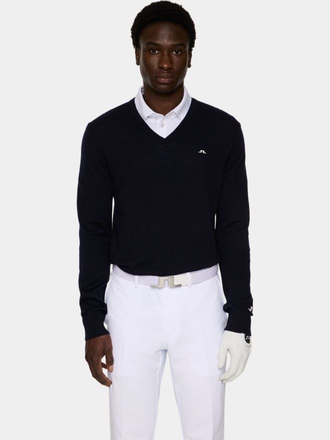 J.Lindeberg Lymann Knitted Sweater Pullover navy