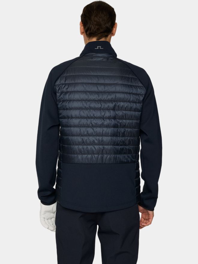 J.Lindeberg Hayden Quilt Hybrid Jacket Stretch Jacke navy