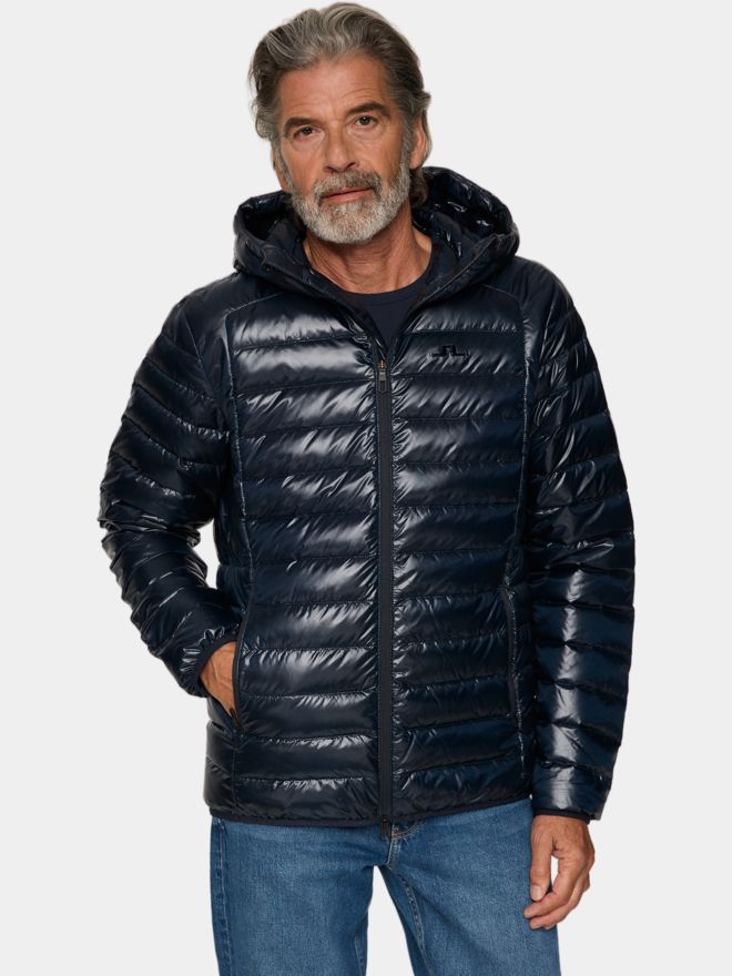 J.Lindeberg Oden Light Down Hood Daunen Jacke navy