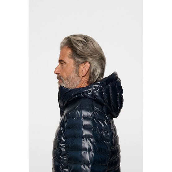 J.Lindeberg Oden Light Down Hood Daunen Jacke navy