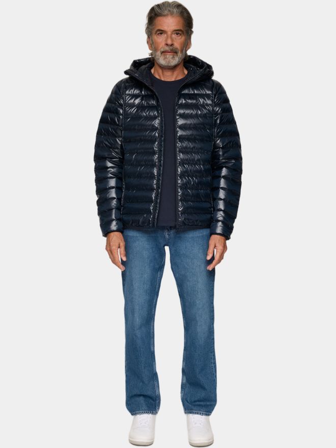 J.Lindeberg Oden Light Down Hood Daunen Jacke navy