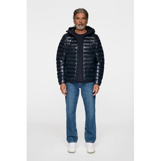 J.Lindeberg Oden Light Down Hood Daunen Jacke navy