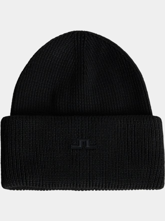 J.Lindeberg Karlos Beanie Mütze schwarz