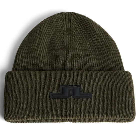 J.Lindeberg Karlos Beanie Mütze oliv