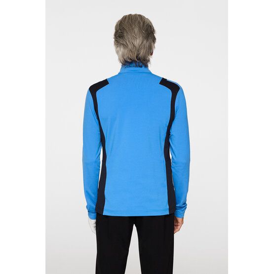J.Lindeberg Lukas Quarter Zip Stretch Midlayer hellblau