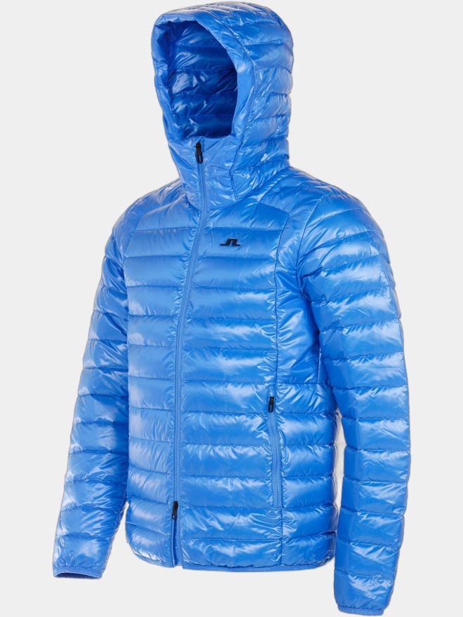 J.Lindeberg Oden Light Down Hood Daunen Jacke hellblau