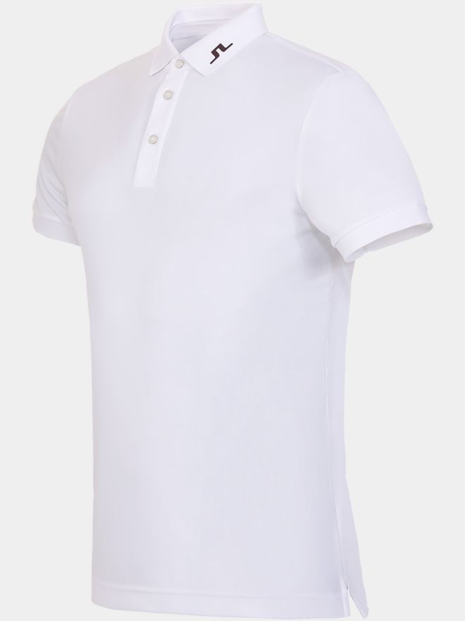 J.Lindeberg KV Print Halbarm Polo weiß