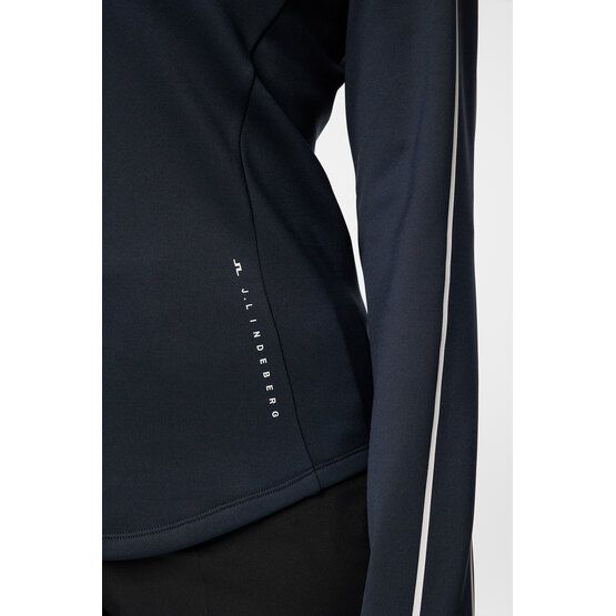 J.Lindeberg Nefe Quarter Zip Stretch Midlayer navy