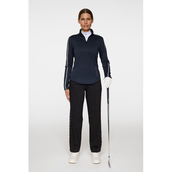 J.Lindeberg Nefe Quarter Zip Stretch Midlayer navy