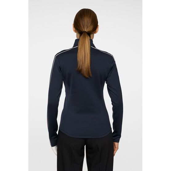 J.Lindeberg Nefe Quarter Zip Stretch Midlayer navy
