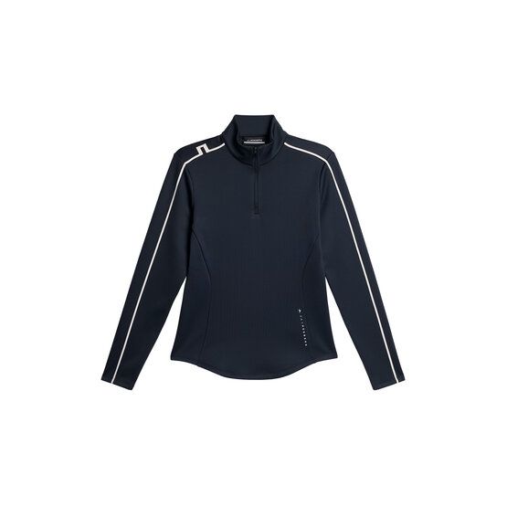 J.Lindeberg Nefe Quarter Zip Stretch Midlayer navy
