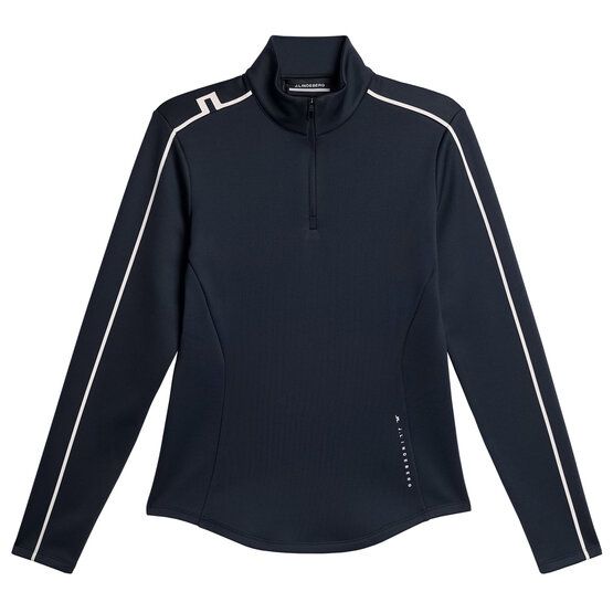 J.Lindeberg Nefe Quarter Zip Stretch Midlayer navy
