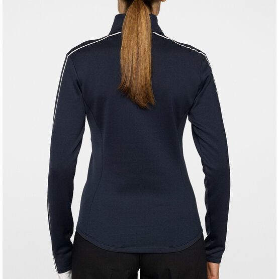 J.Lindeberg Nefe Quarter Zip Stretch Midlayer navy