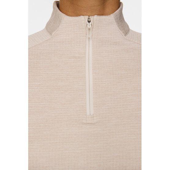 J.Lindeberg Steffi Quarter Zip Stretch Midlayer beige