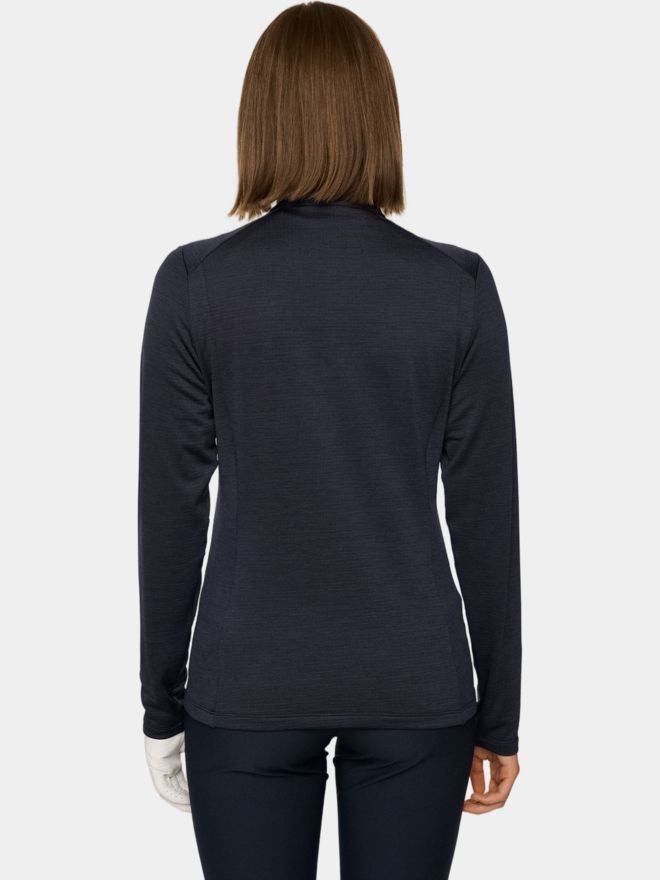 J.Lindeberg Steffi Quarter Zip Stretch Midlayer navy