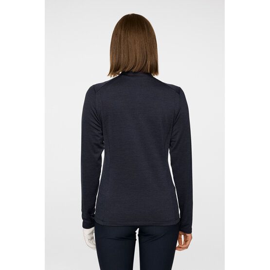 J.Lindeberg Steffi Quarter Zip Stretch Midlayer navy