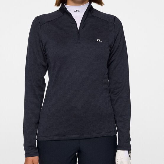 J.Lindeberg Steffi Quarter Zip Stretch Midlayer navy