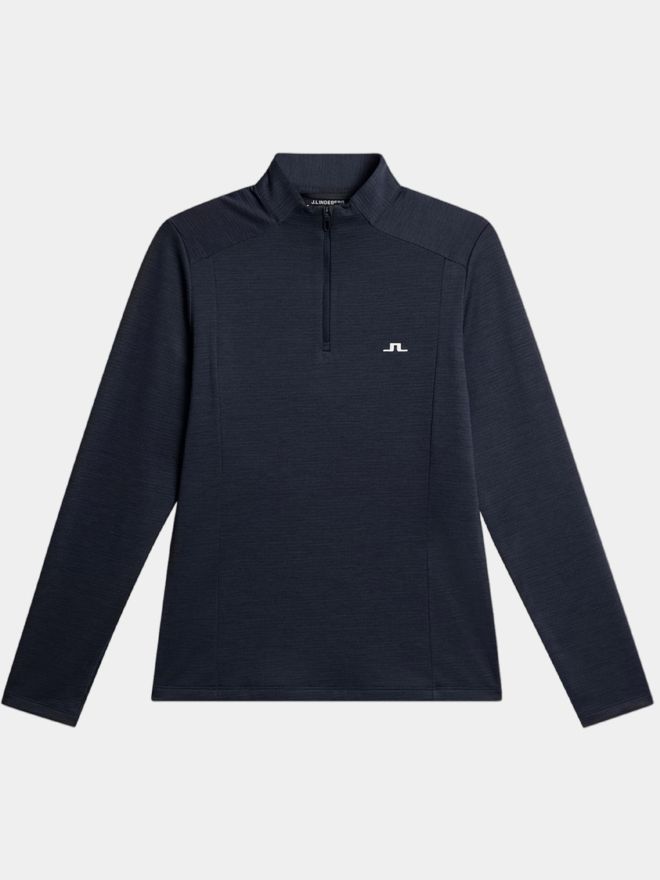 J.Lindeberg Steffi Quarter Zip Stretch Midlayer navy