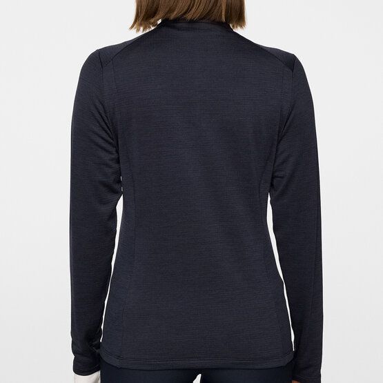 J.Lindeberg Steffi Quarter Zip Stretch Midlayer navy