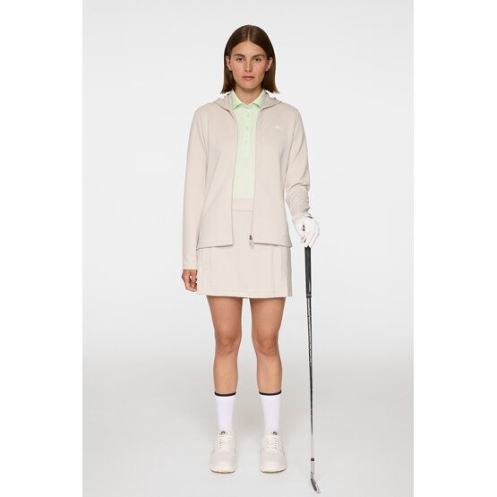 J.Lindeberg Aerialle Zip Hood Stretch Jacke sand
