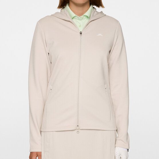 J.Lindeberg  Aerialle Zip Hood Stretch Jacket sand