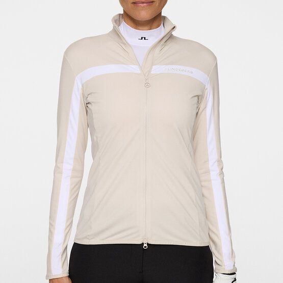 J.Lindeberg Seasonal Janice Mid Layer Stretch Jacket sand
