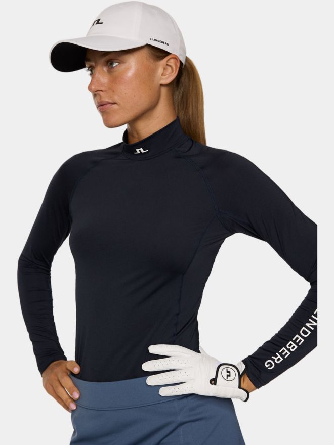 J.Lindeberg Ella Compression Top Mock Unterzieher navy