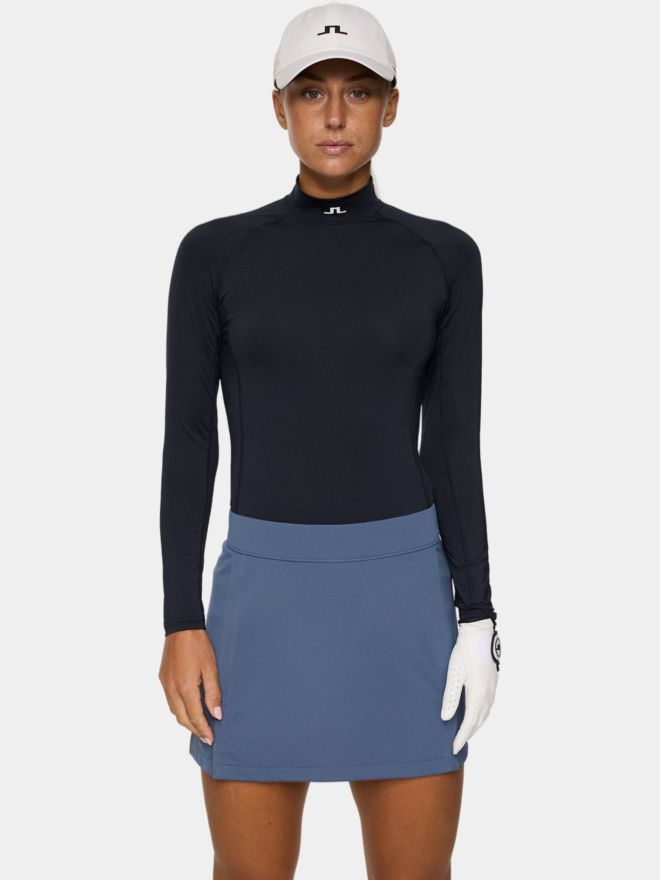 J.Lindeberg Ella Compression Top Mock Unterzieher navy