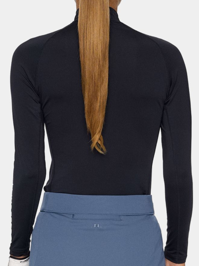 J.Lindeberg Ella Compression Top Mock Unterzieher navy