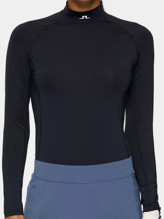 J.Lindeberg Ella Compression Top Mock Unterzieher navy