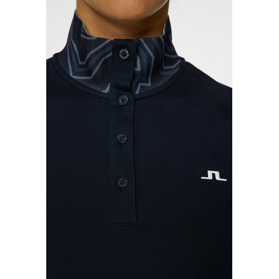 J.Lindeberg Piper Halbarm Polo navy