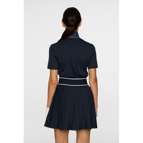 J.Lindeberg Piper Halbarm Polo navy