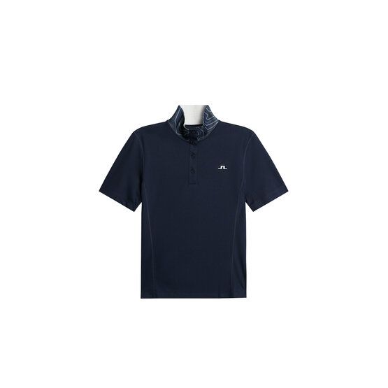 J.Lindeberg Piper Halbarm Polo navy