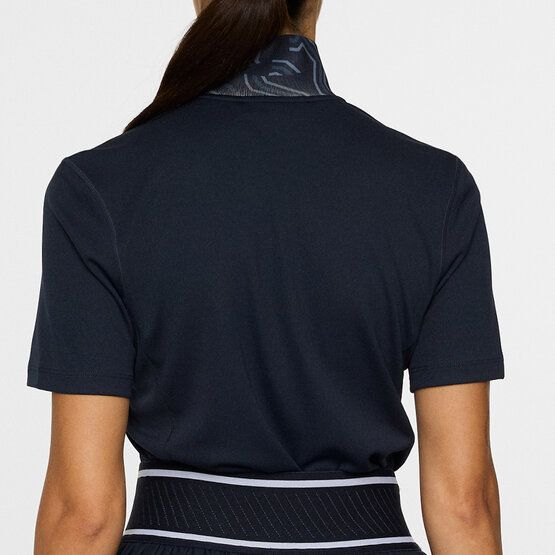 J.Lindeberg Piper half-sleeve polo navy