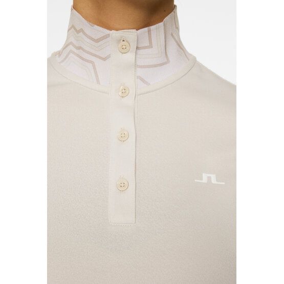 J.Lindeberg Piper Halbarm Polo sand