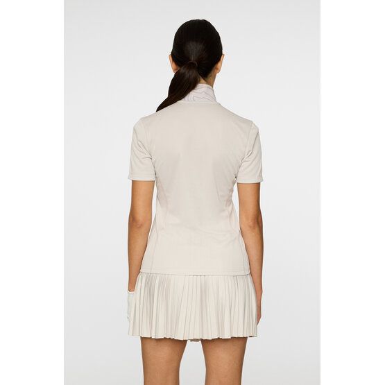 J.Lindeberg Piper Halbarm Polo sand