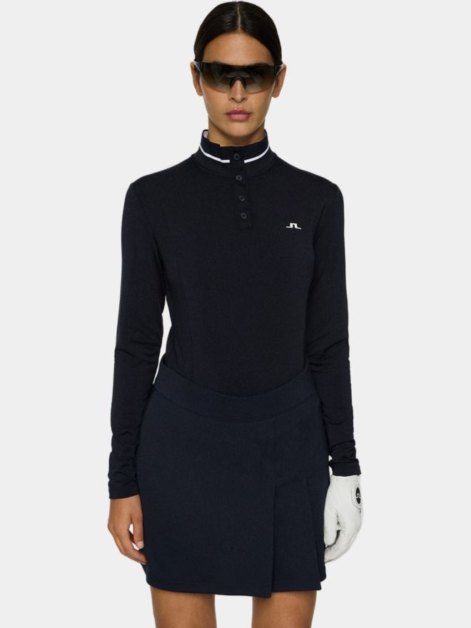 J.Lindeberg Hertta Langarm Polo navy
