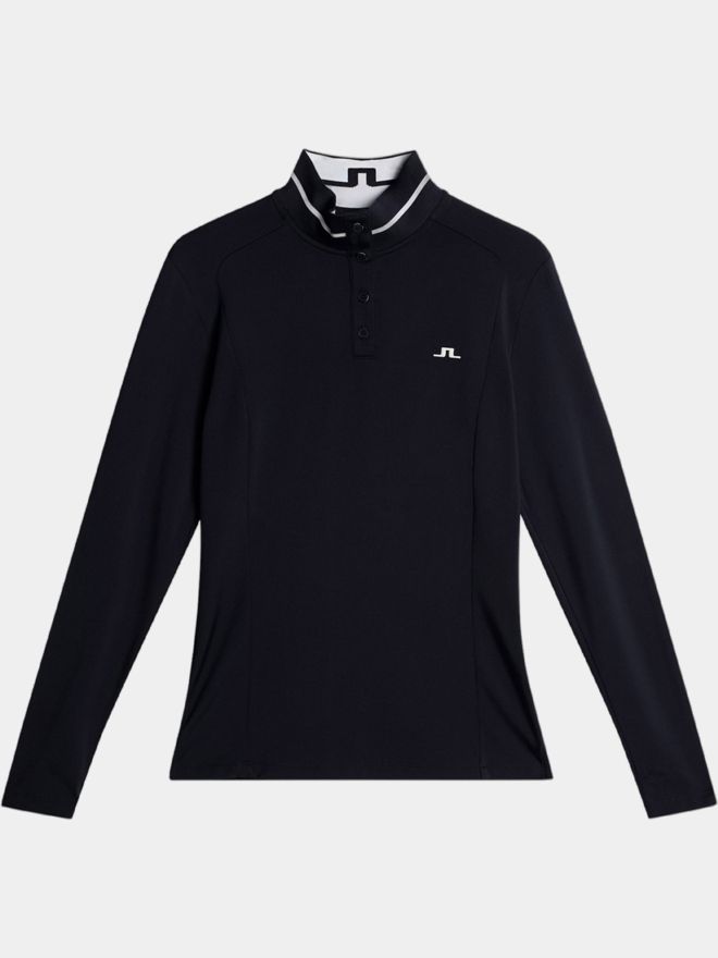 J.Lindeberg Hertta Langarm Polo navy
