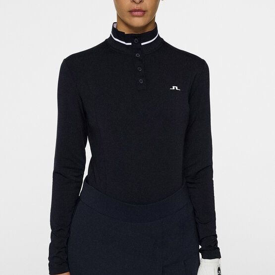 J.Lindeberg Hertta Langarm Polo navy