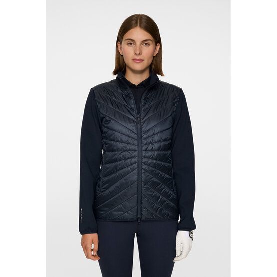 J.Lindeberg Madde Quilt Hybrid Jacket Stretch Jacke navy