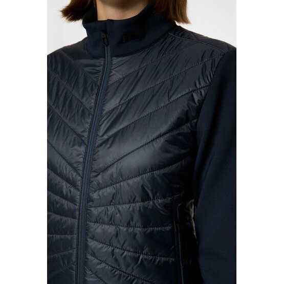 J.Lindeberg Madde Quilt Hybrid Jacket Stretch Jacke navy