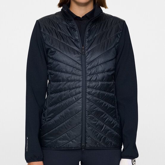 J.Lindeberg Madde Quilt Hybrid Jacket Stretch Jacket navy