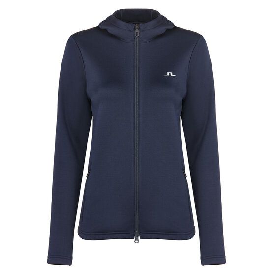 J.Lindeberg Aerialle Zip Hood Stretch Jacke navy