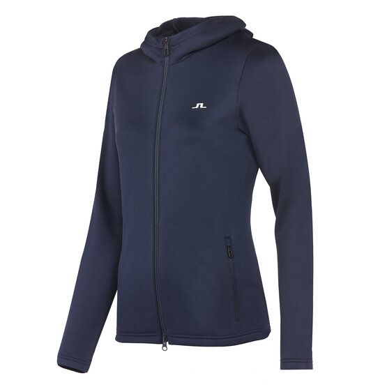 J.Lindeberg Aerialle Zip Hood Stretch Jacke navy