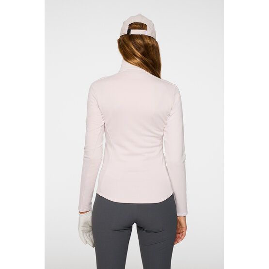 J.Lindeberg Nefe Quarter Zip Stretch Midlayer rosa