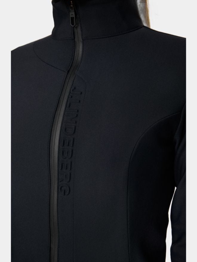 J.Lindeberg Taylor Zip Mid Layer Stretch Jacke schwarz