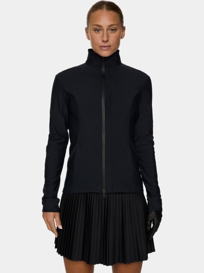 J.Lindeberg Taylor Zip Mid Layer Stretch Jacke schwarz