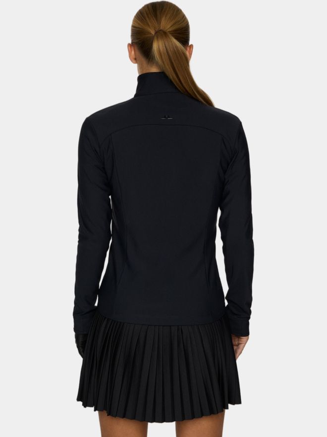 J.Lindeberg Taylor Zip Mid Layer Stretch Jacke schwarz