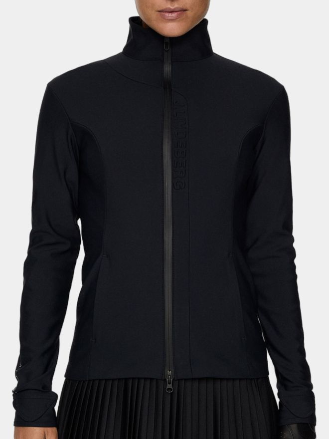 J.Lindeberg Taylor Zip Mid Layer Stretch Jacke schwarz